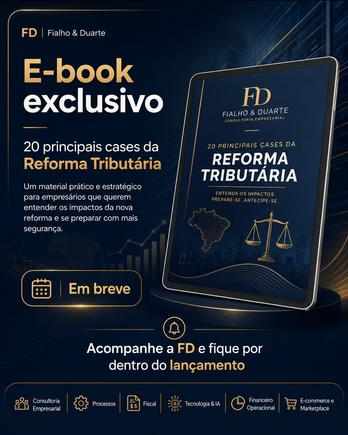 Capa do e-book 20 principais cases da Reforma Tributária